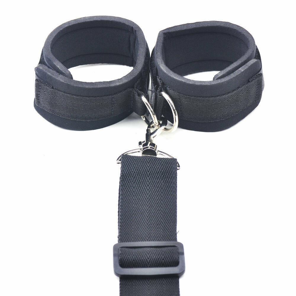 Fetish Bondage Mouth Gag Ball Gag Slave Sub With Detachable Wrist Cuffs