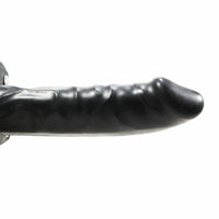 Zado Leather Head Harness with Dildo