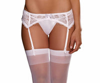 Thumbnail for White Sultry Nights Garter Belt by Dreamgirl