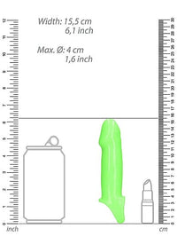 Thumbnail for Smooth Thick Stretchy Penis Sheath #1 - Glow in the Dark