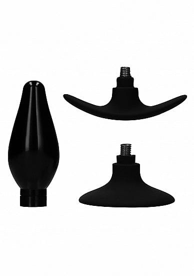 Ouch! Interchangeable butt plug set Spire with multiple sizes and shapes for comfortable, customizable anal play.