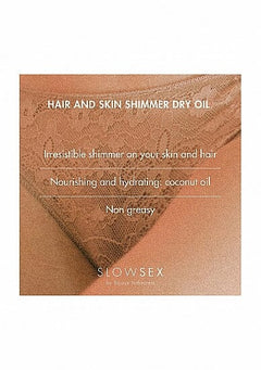 Slow Sex - Shimmering Dry Oil for Hair and Skin