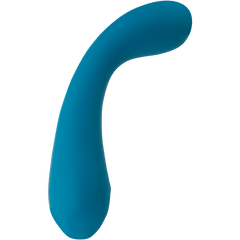The Swan Curve - Squeeze Control G-Spot Vibrator in Teal