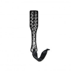 Black Diamond Paddle by Whip Smart featuring textured diamond surface for enhanced sensation in BDSM play.